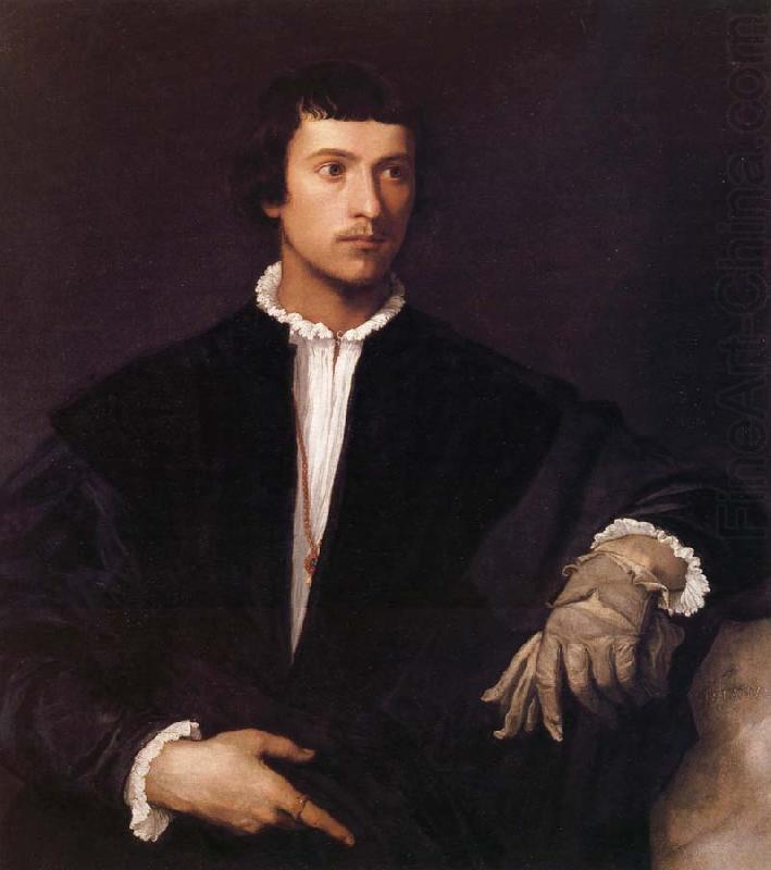 L'homme au gant, TIZIANO Vecellio